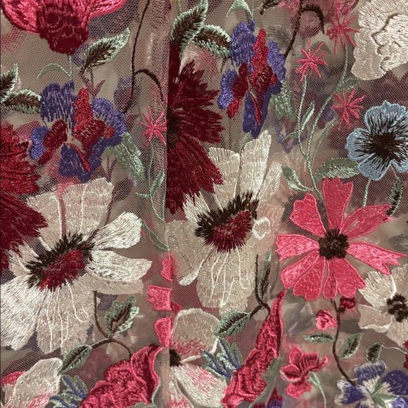 Boston Proper Embroidered Floral Midi Dress Size 2 - Picture 13 of 13